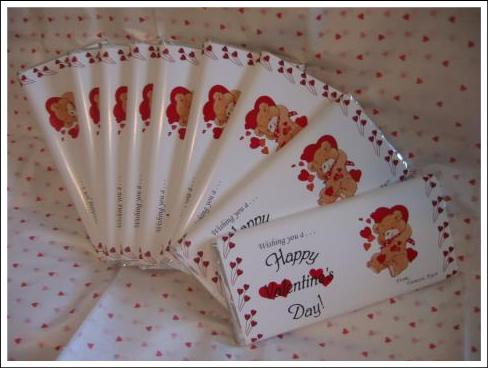 Happy Valentine's Day to classmates and friends featuring your name.